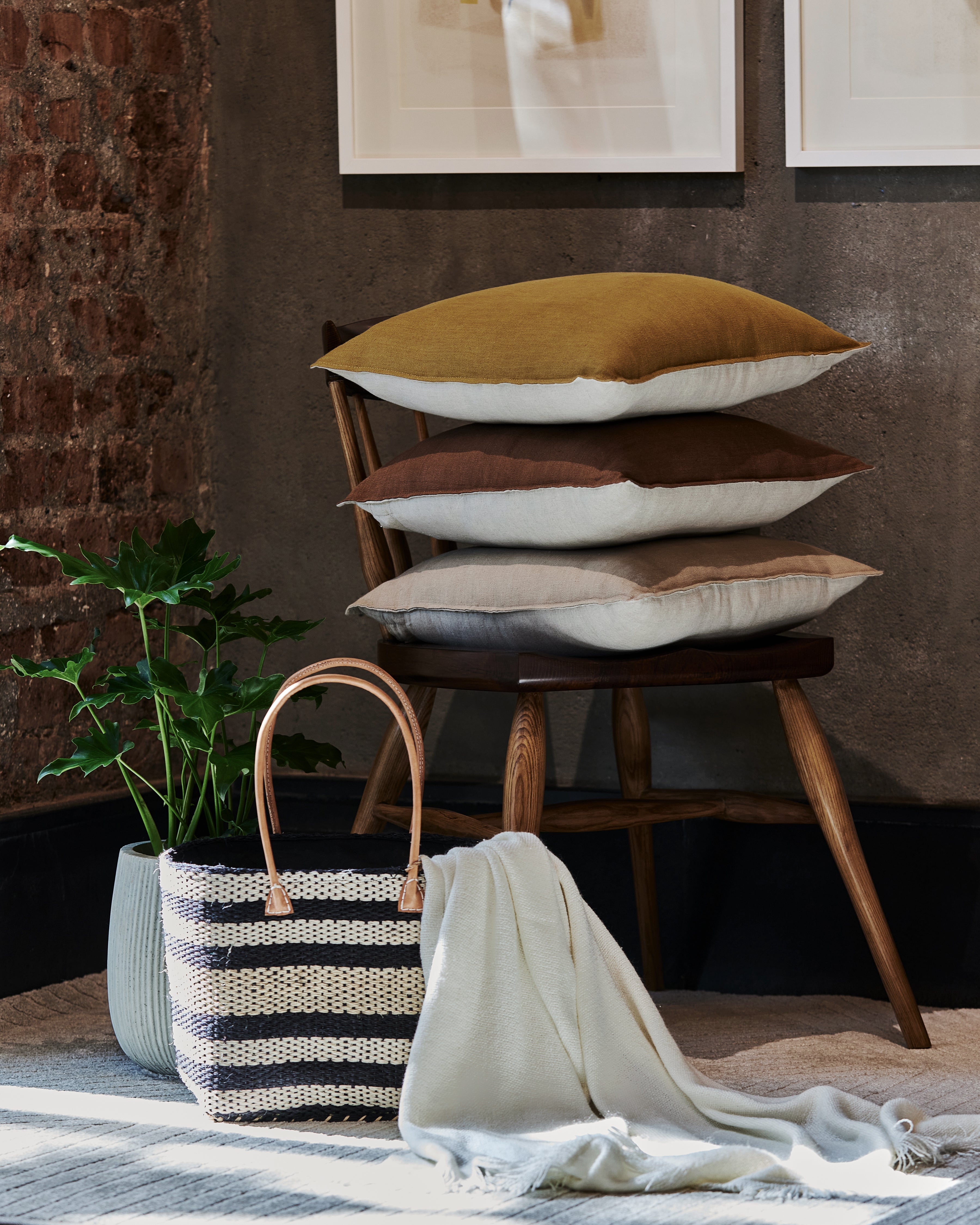 Natural Linen Cushion Covers