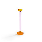 Amber Rose Glass Candle Stand
