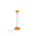 Amber Rose Glass Candle Stand