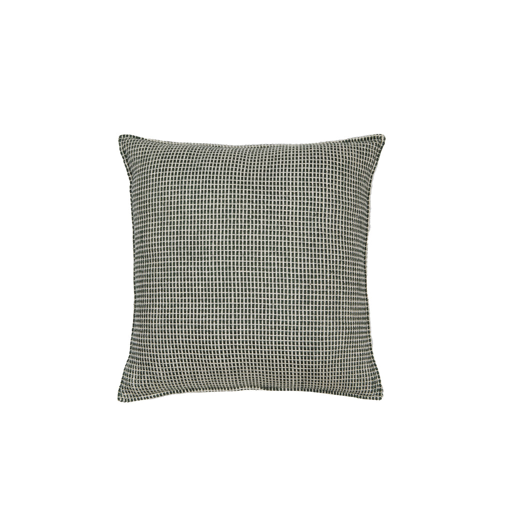 Green Tetris Geometric Cotton-Linen