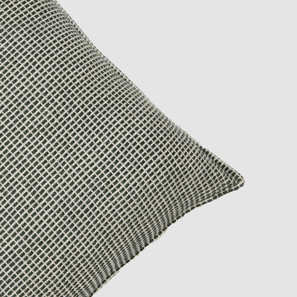 Green Tetris Geometric Cotton-Linen