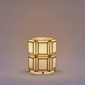 Hexa Small Brass & Glass Table Lamp