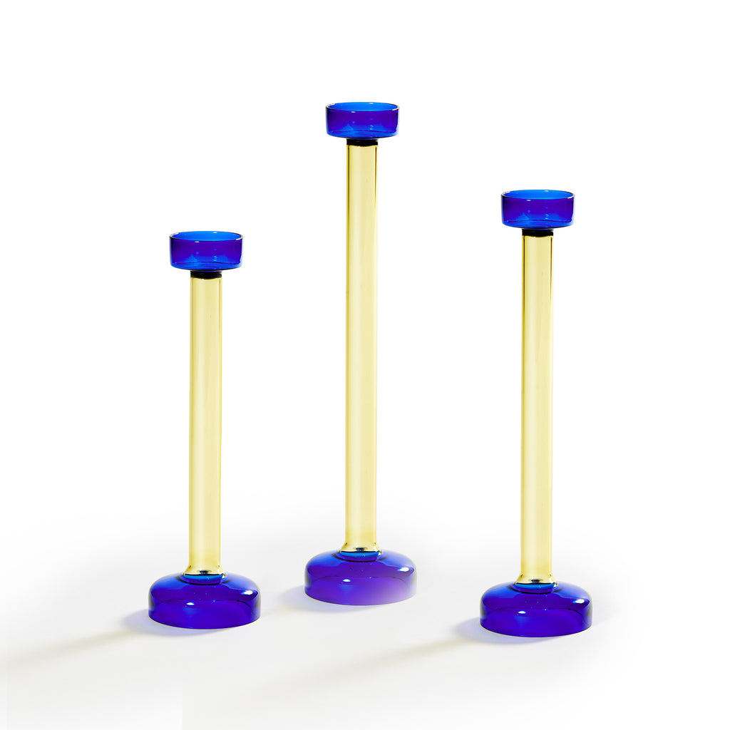 Midnight Sun Glass Candle Stand
