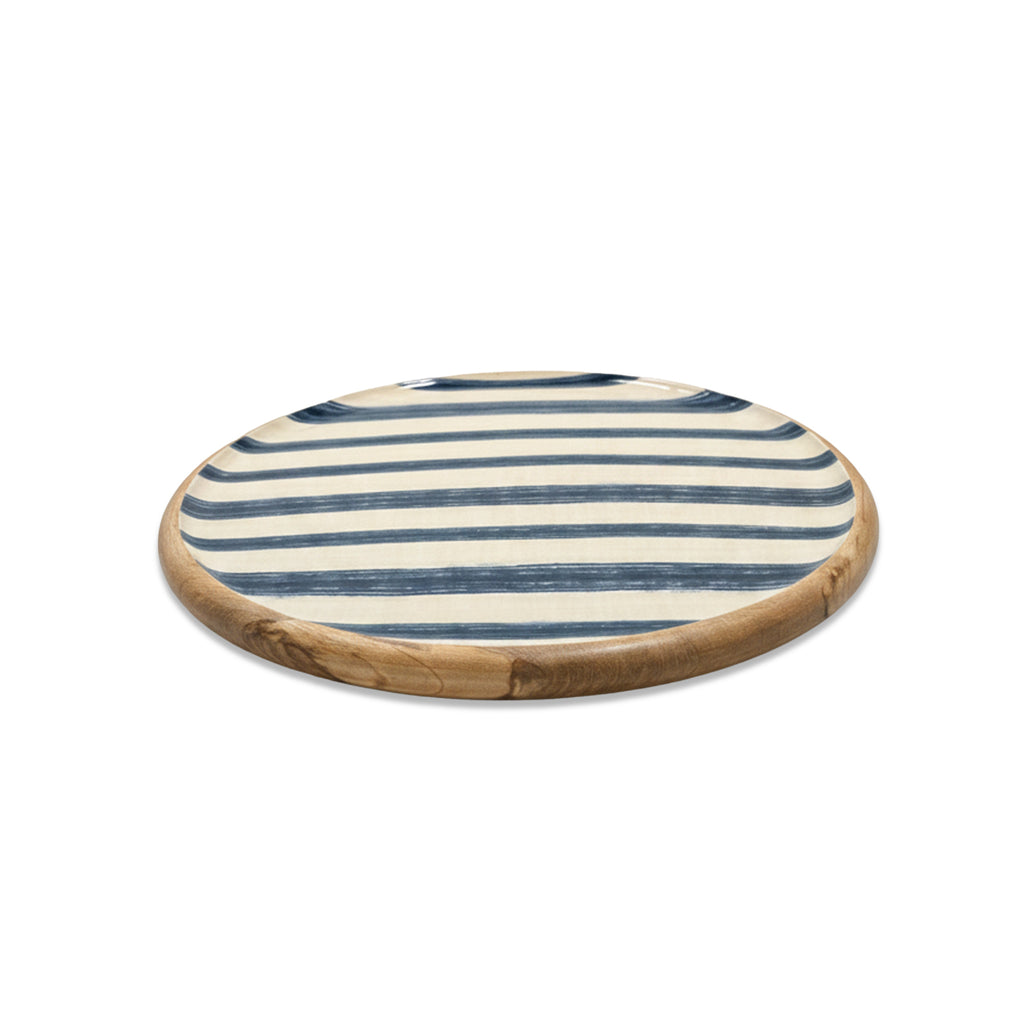 Nautica Indigo Round Platter