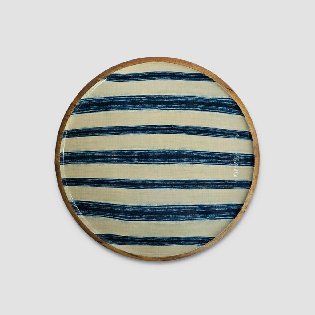 Nautica Indigo Round Platter