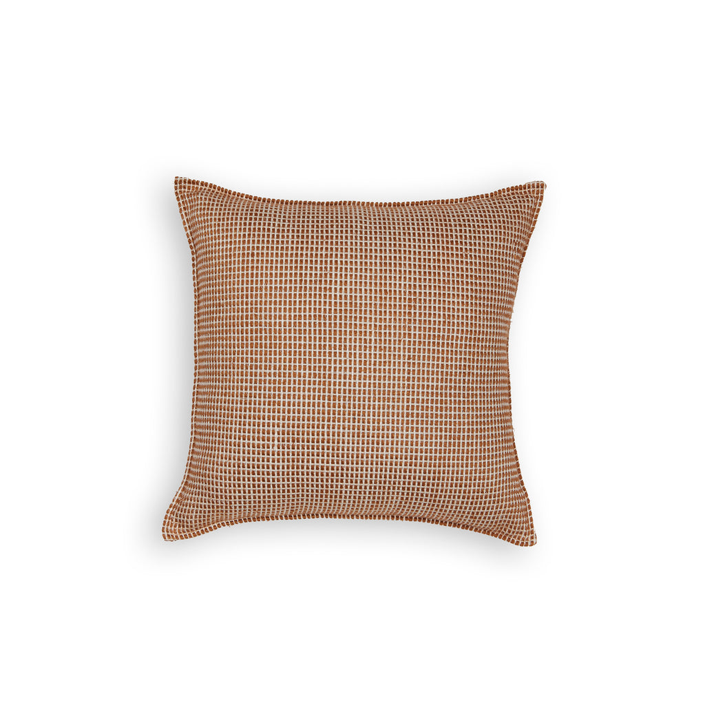 Rust Tetris Geometric Cotton-Linen