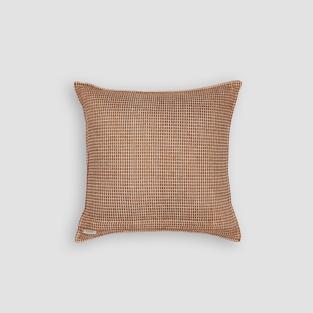 Rust Tetris Geometric Cotton-Linen