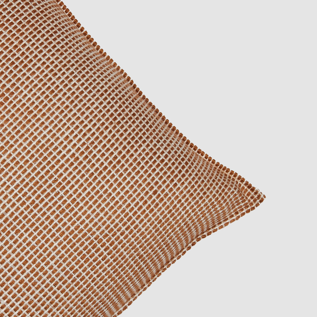 Rust Tetris Geometric Cotton-Linen