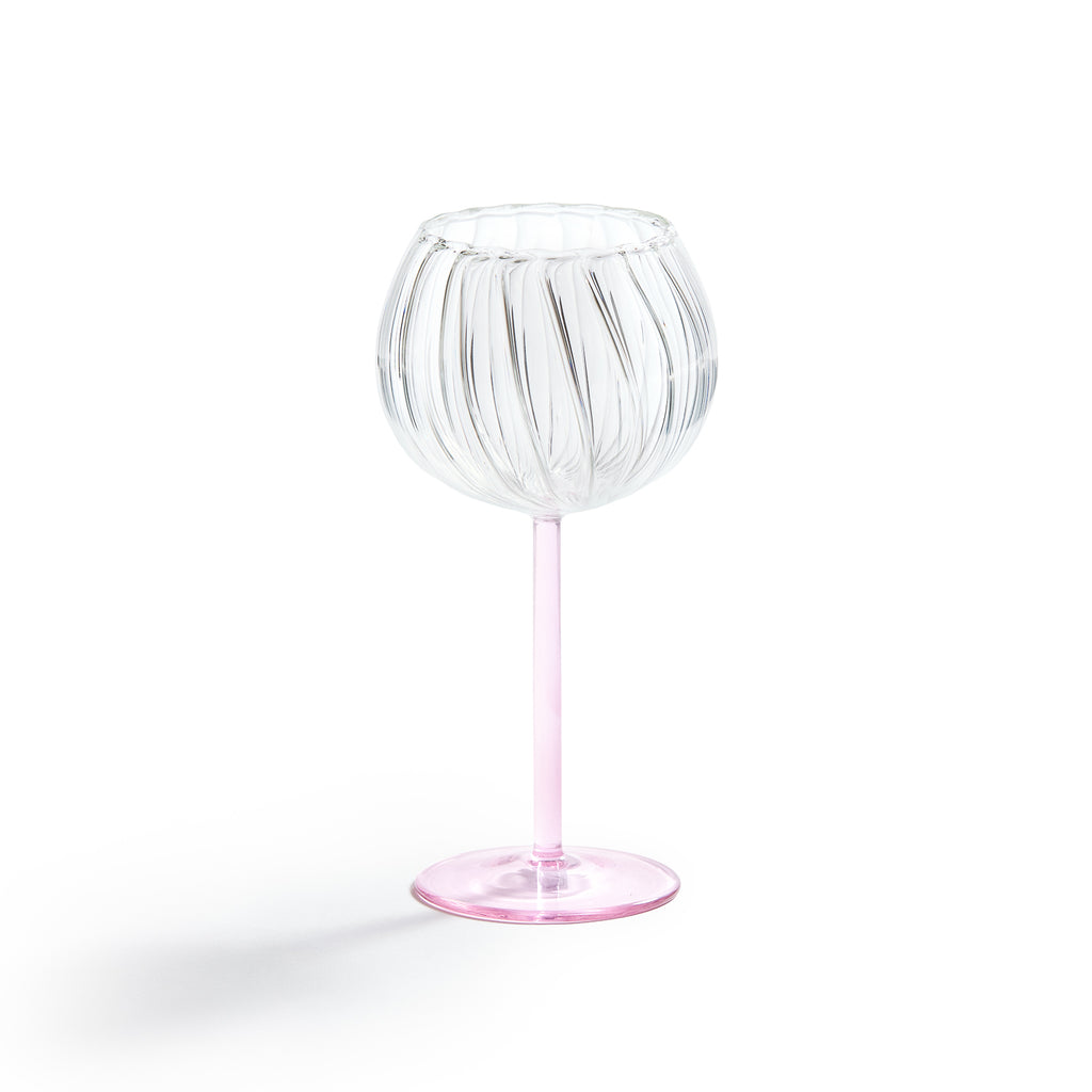 Salud Wine Glass