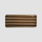Sandstone Striped Rectangle Platter