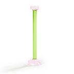 Blush & Olive Glass Candle Stand