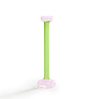 Blush & Olive Glass Candle Stand